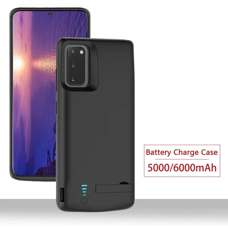 

6000mAh Battery Charger Case for Samsung S10 5G S10plus S10E S20 S20plus S20Ultra S20FE S9 Plus S8 Plus Charging Case Powerbank