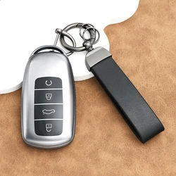 Gun Grey Premium TPU Car Key Case Cover (Set 2)