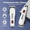 Kemei Professional Electric Hair Clipper Adjustable Electric Hair Clipper Men's Powerful Beard Rechargeable Hair Clipper KM-809A 5