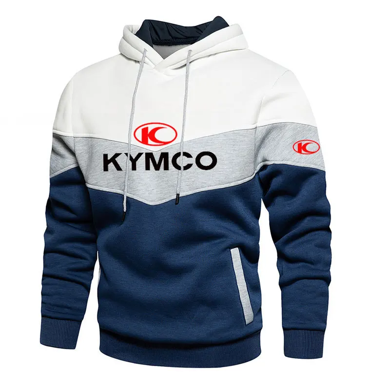 Autumn Winter New KYMCO Men Hoodie Fashion Male Sweatshirt Sport Women street pullover