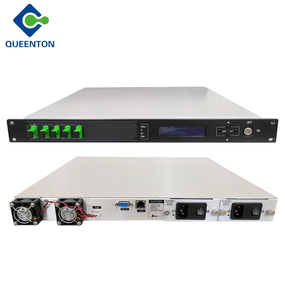 1550nm EDFA 4 Port Optical Amplifier 4*1dBm 1550nm For CATV Network