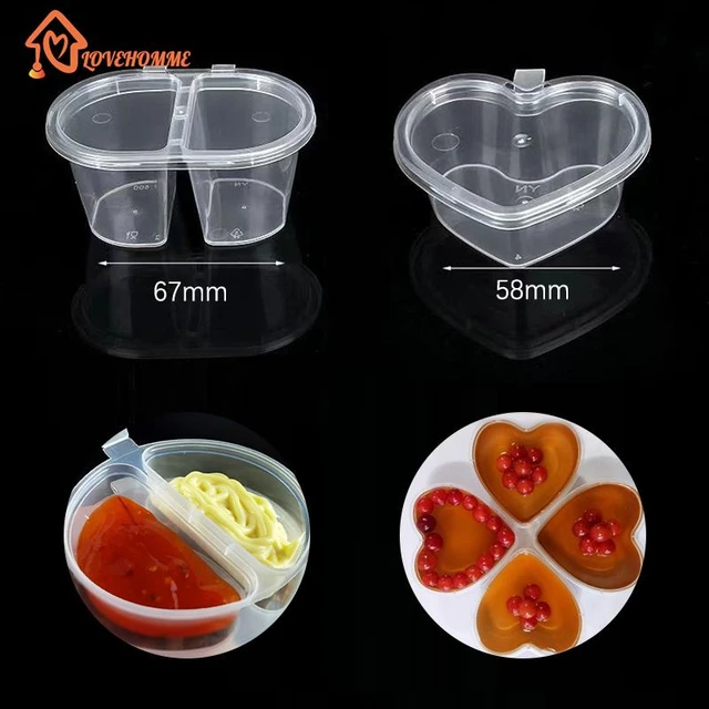 2022 Bulk Disposable Plastic Takeout Clear Black Square Food