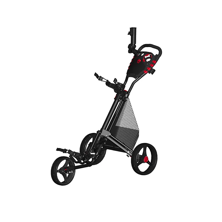 

Golf Push Pull Trolley Small Folding Golf Trolley