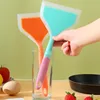 Multi-Purpose Non-Stick Pan Utensils - Silicone Egg Spatula, Wide Pancake Turner, and Egg Flipper for Cooking and Baking
