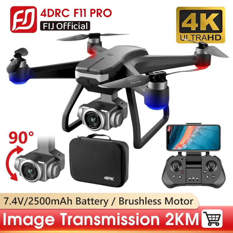 4DRC F11 Pro Drone 4K Profesional Gps 5G Wifi 2Km
