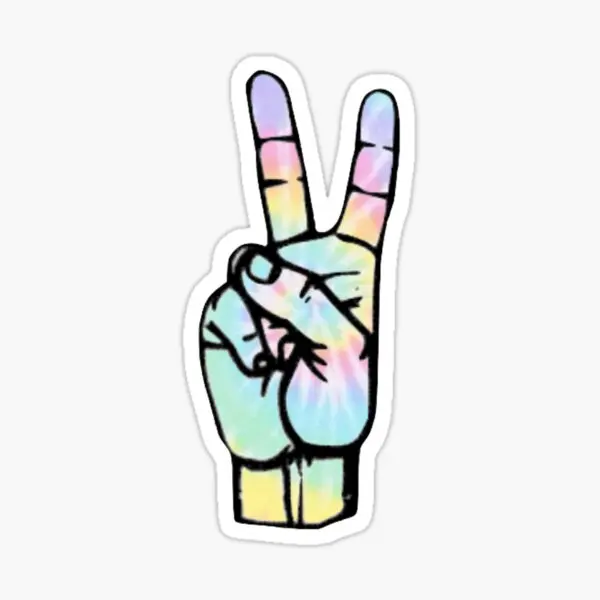 

Наклейки на автомобиль с принтом Tie Dye, 5 шт.