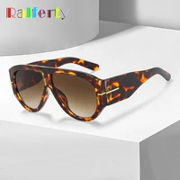 Lunettes de soleil aviateur surdimensionnées 2025 pour femmes et hommes – Protection UV, monture épaisse, style unique, lunettes de créateur de luxe 5