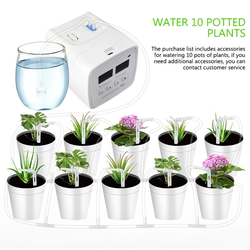 Automatic Watering Pump Drip Irrigation Device Intelligent Timer Indoor