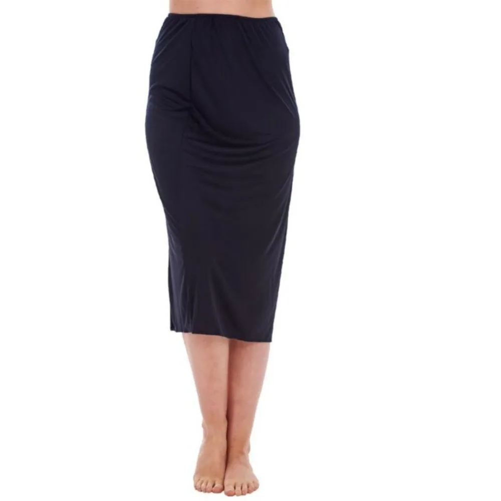 Description Picture 5 of itemWomen Half Slips Underskirt Petticoat Lingerie Satin Skirt Under Dress Slips