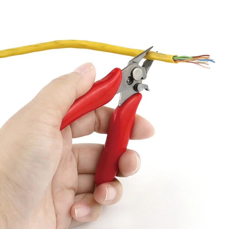 Description Picture 3 of item3.5 inch diagonal pliers tool wire cutters trimming shears stainless steel wire cutters hand tools