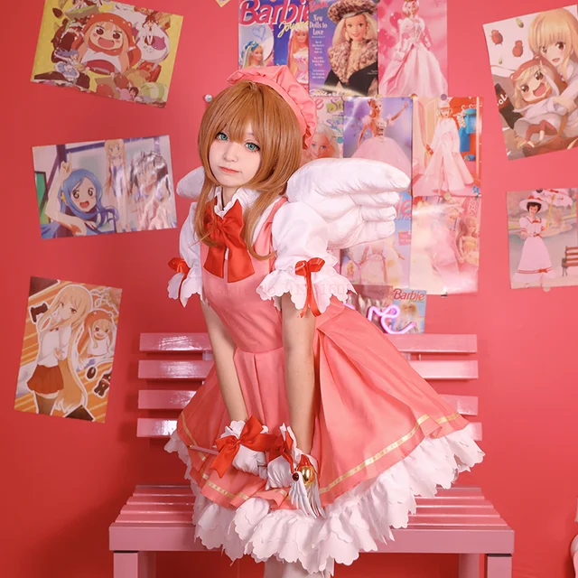 Card Captor Sakura Kinomoto Sakura Red Lolit derss Online Sale - Best  Profession Cosplay Costumes Online Shop