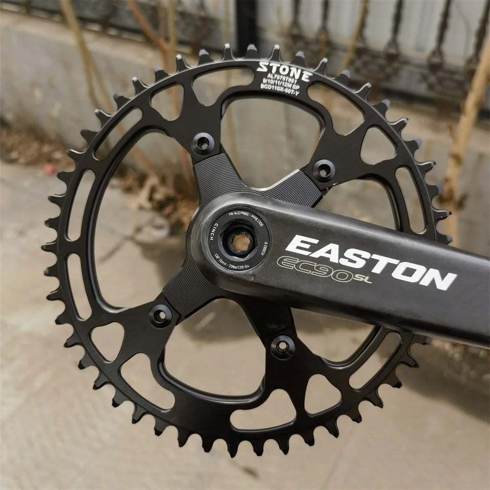 ストーンチェーンリングアダプタースパイダー EASTON EC90SL に 110BCD