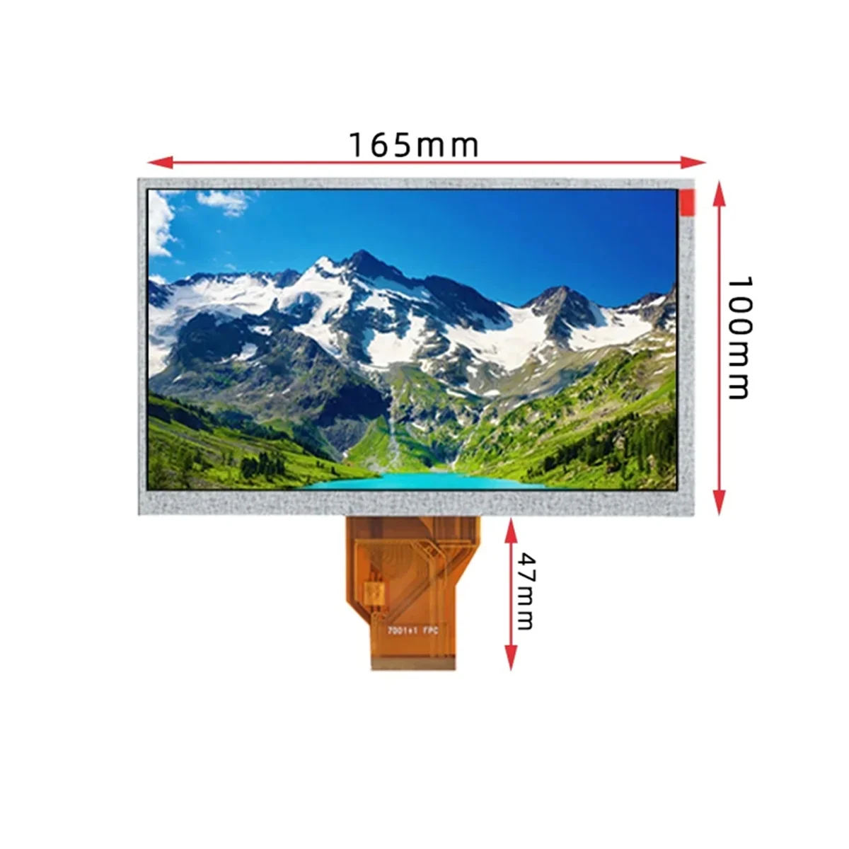 TTL LCD ũ ÷ ũ (β 3.5mm LCD), 7 ġ TTL 50  7DD1 + 1 20000938-30, AT070TN90 AT070TN92 V.X  