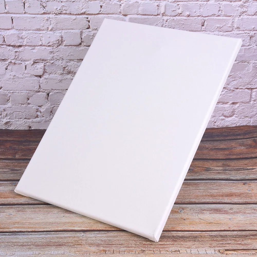 페인팅 패널 11.8x15.7인치 스트레치 캔버스 화이트 하이브리드 린넨 페인팅 캔버스 직사각형 캔버스 보드 아크릴 페인팅