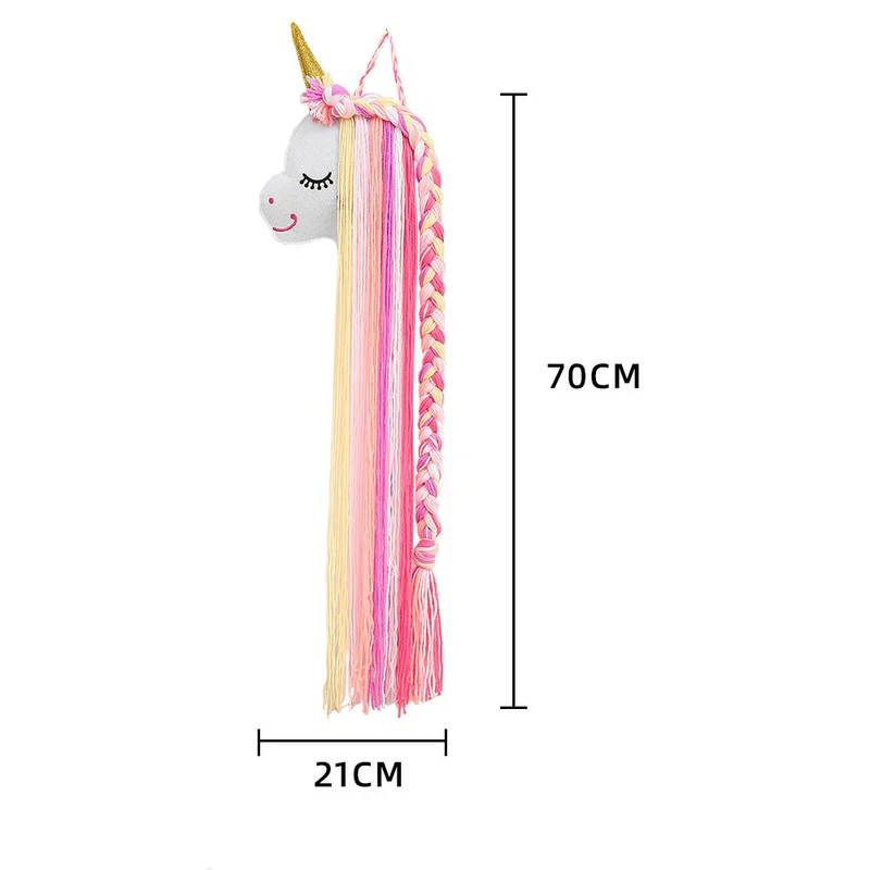 Girls Unicorn Hair Clip Holder  Unicorn Hair Bow Holder Girls - Rainbow  Wall Hanging - Aliexpress