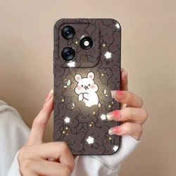 Liquid Soft Silicone Shockproof Phone Case - High Quality Colored Drawing Design for Tecno Spark 10 5G (TYB581)
