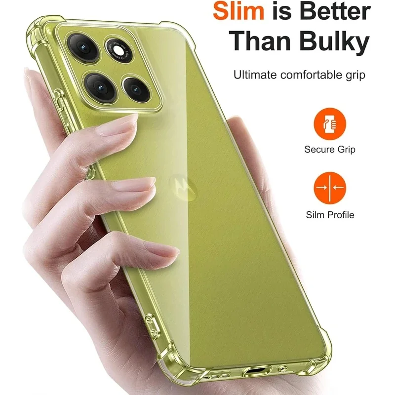 Transparent Shockproof TPU Protective Case with Reinforced Corners