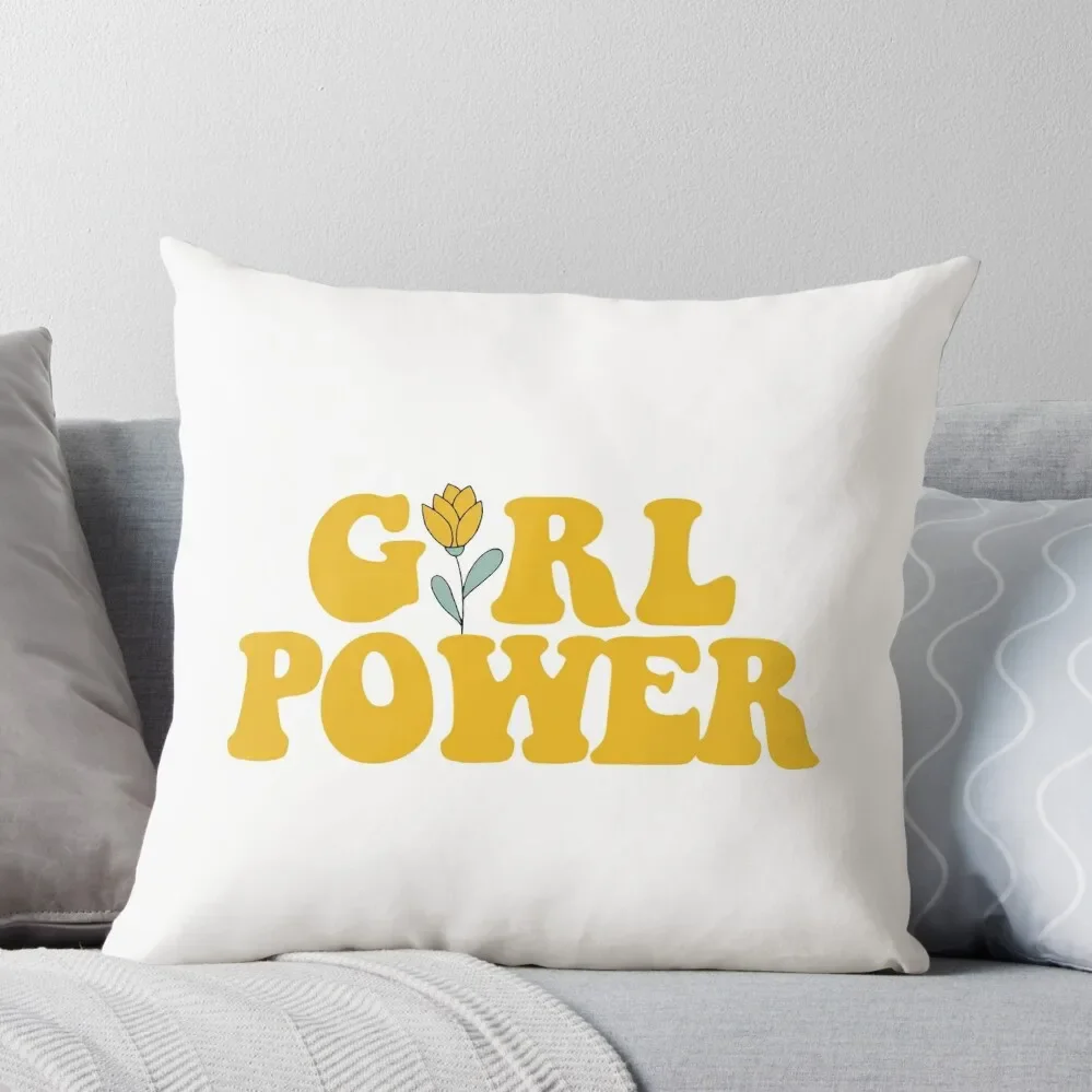 

GIRL POWER Throw Pillow christmas pillowcases autumn pillowcase
