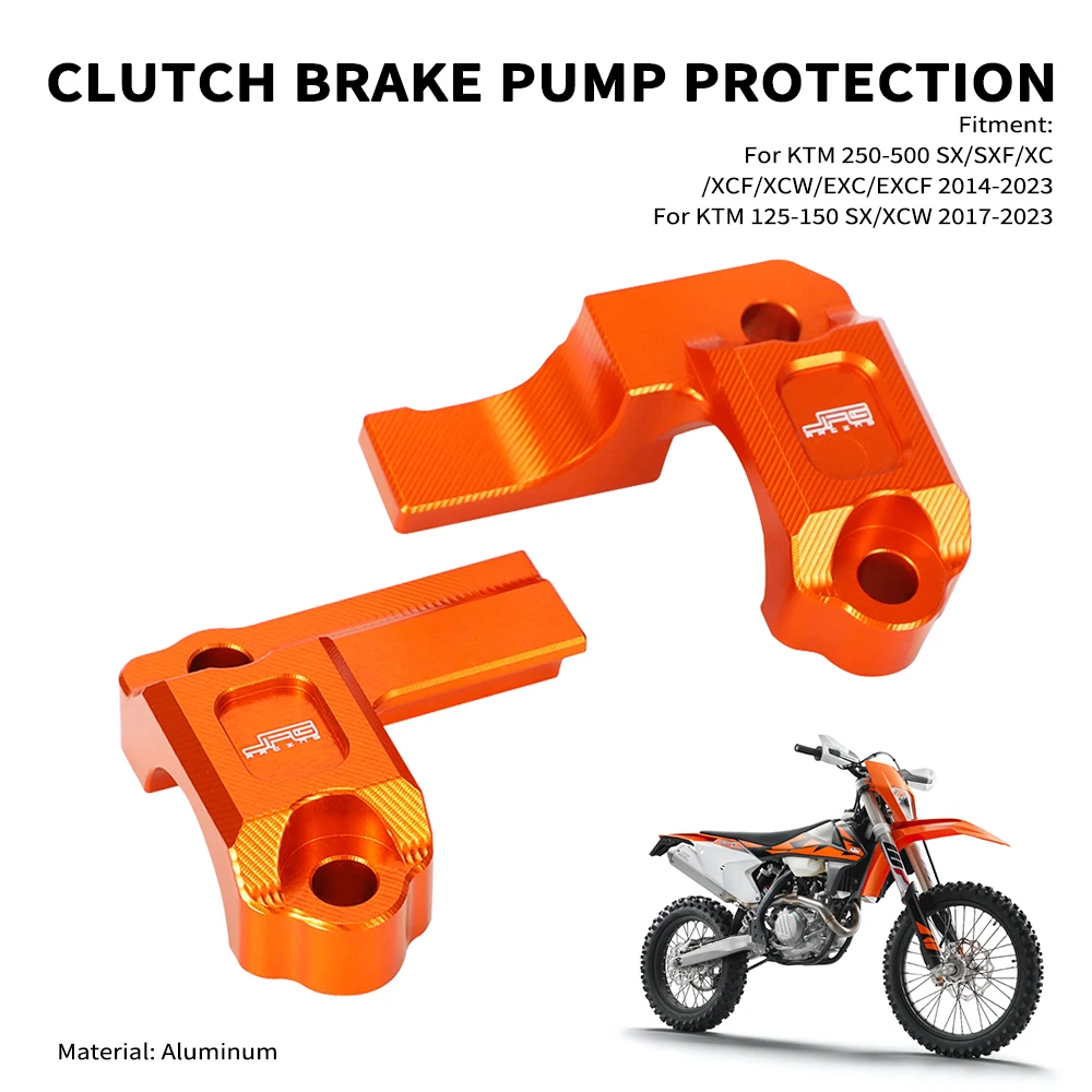 

Motocycle Accessories Master Cylinder Protectors Aluminum For KTM 250-500 SX/SXF/XC/XCF/EXCF 2014-2023 125-150 SX/XCW 2017-2023