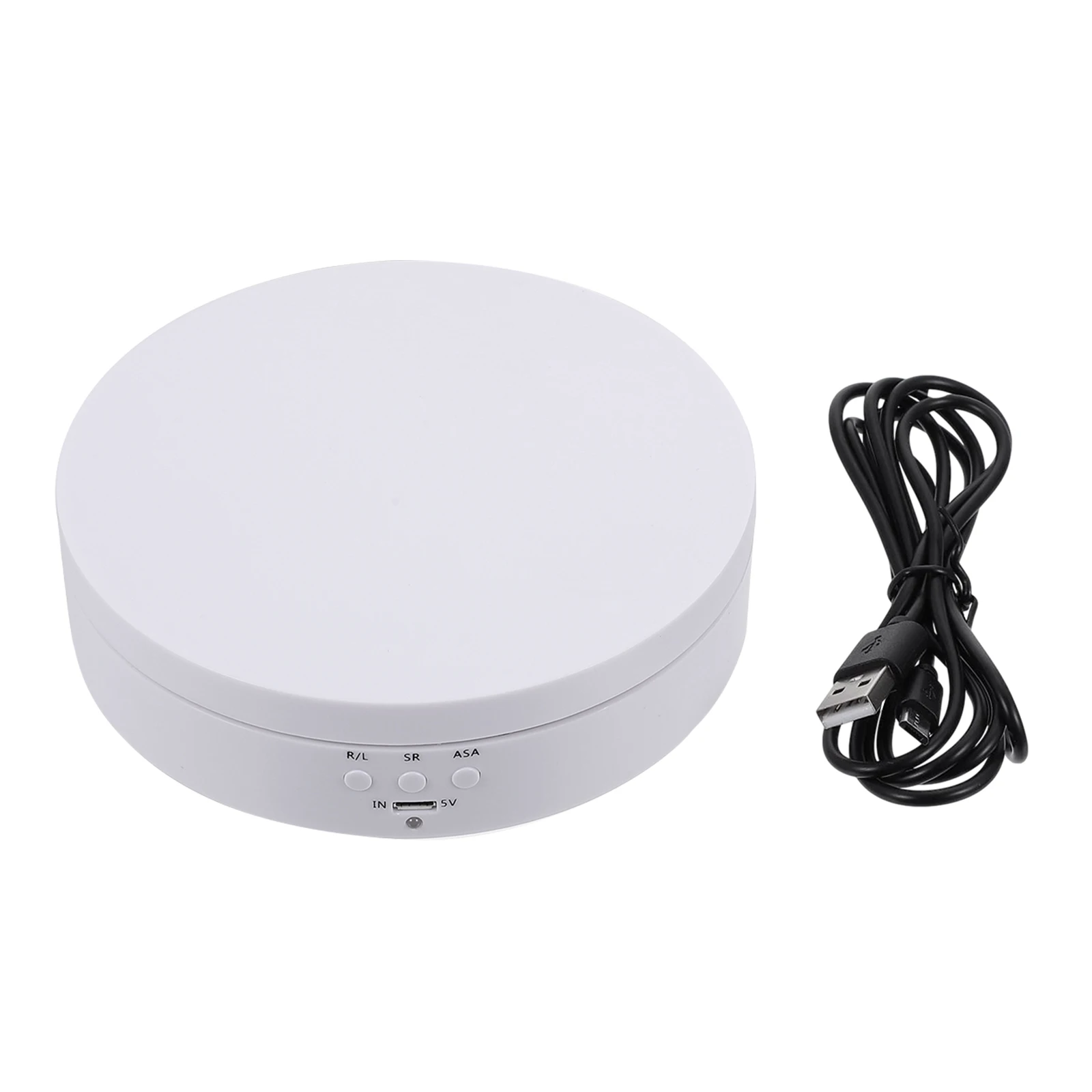 

1pc 360 Degree Chargeable Automatic Jewelry Display Rack Automatic Turntable Display Stand Jewelry Display Stand Without