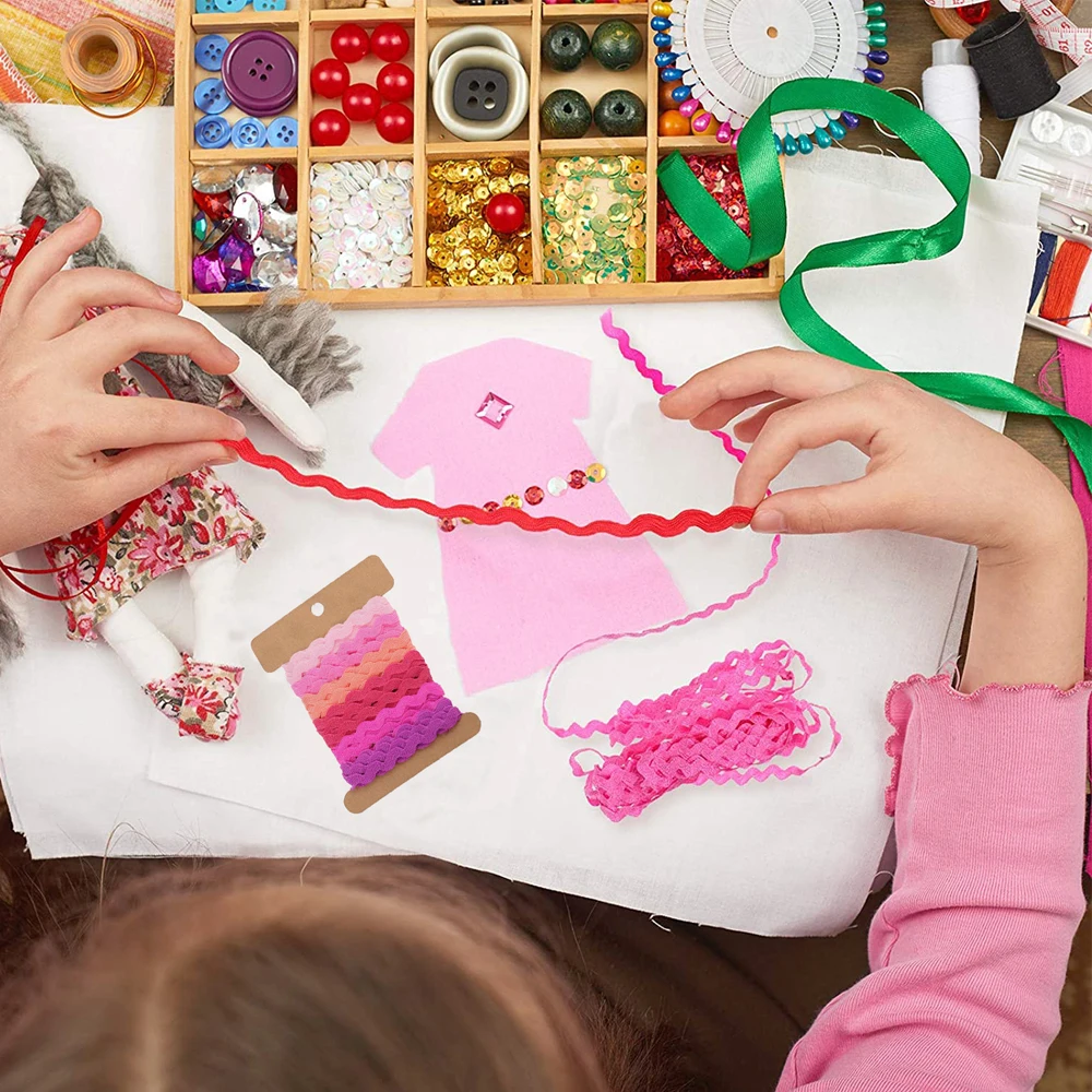 Nastro Rick Rack Bianco - 20 Mm Largo, 10 Yard, Per Cucito E Decorazioni - Foto 7