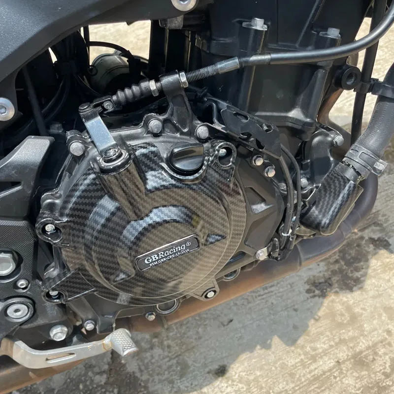 GBRacing Z400 2019-2023 모터라드 액세서리 카레나도스 가와사키 닌자400 2018-2023 펄스 클러치 커버 보조 엔진 커버 세트