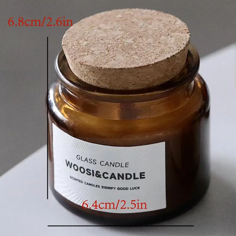 Aroma Wood Wick Candle Smokeless Creative Candle Bedroom Atmosphere Decoration Housewarming Gift Gift for Friends Home Decor