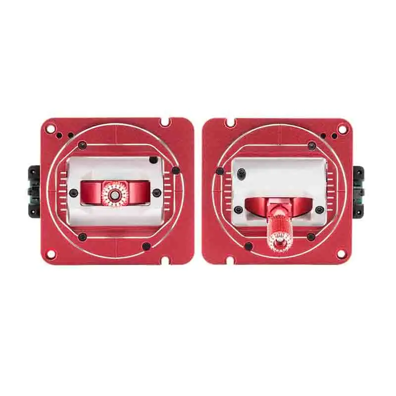 Cardan AG02 Aluminium pour Simulateur RC - Précision et Réactivité, démonté, avec les pièces principales visibles.