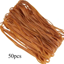 Versatile Heavy - Duty Thick Elastic Rubber Bands for Home, Office, and School Use (50PCS)