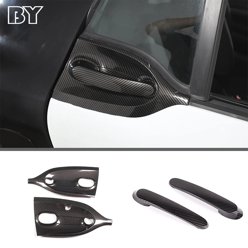 

Outside Door Handle Bowl Cover Trim Sticker For Mercedes Benz Smart 451 453 Fortwo Forfour 2009-2021 Car Styling Accessories