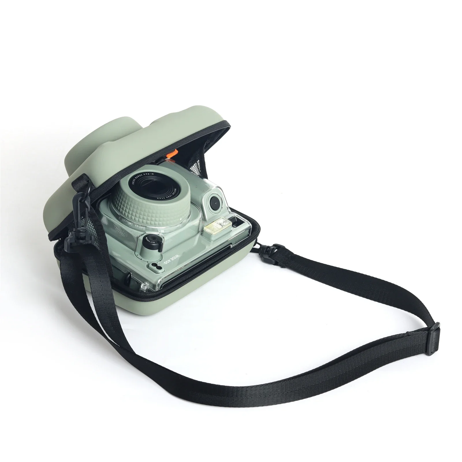 Camera Protective Cover Case For Fuji Instax wide W400/210/300 Camera General Hard Case PU Protective Pouch with Shoulder Strap