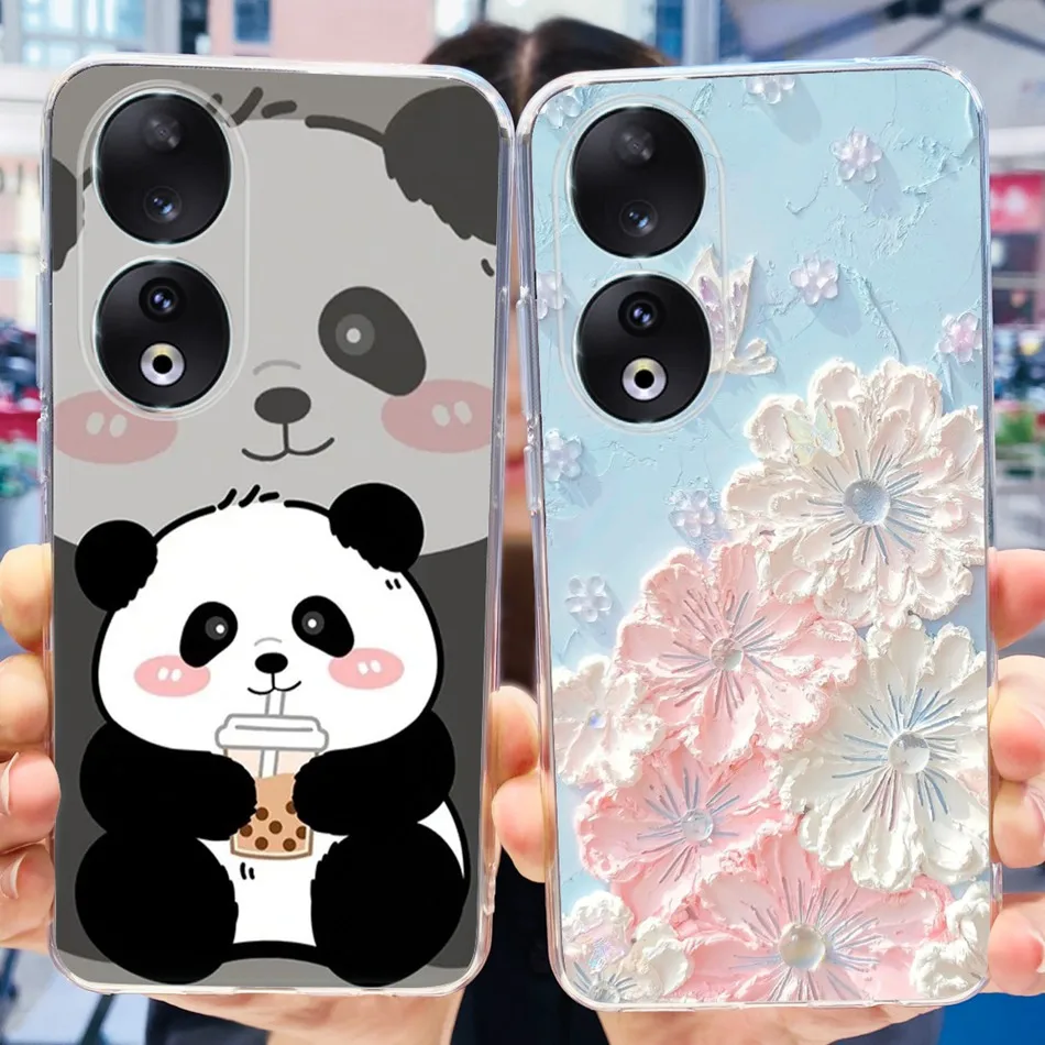 Elegant Flower Butterfly Pattern Soft Silicone TPU Phone Case