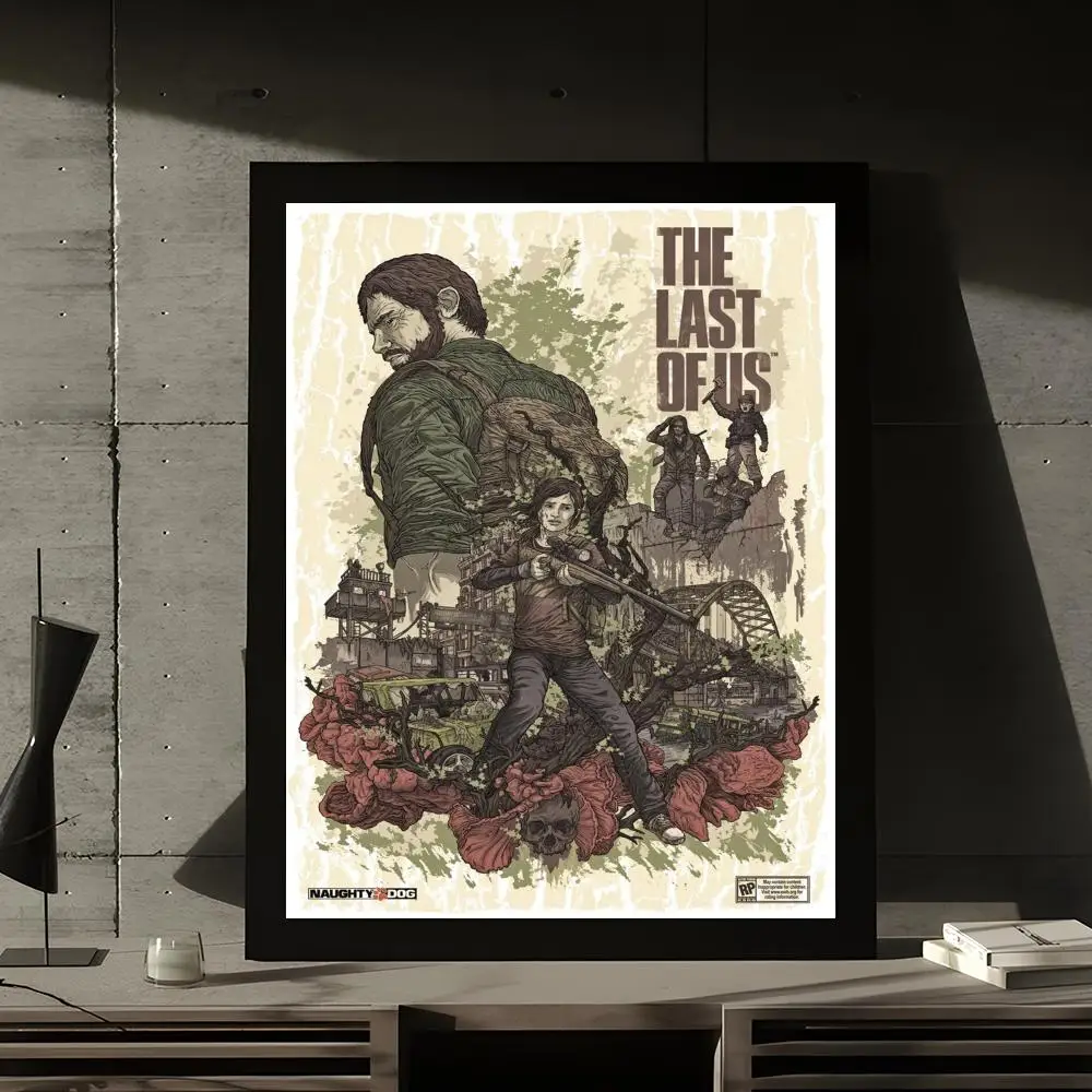 The Last Of Us Game Home Furnishing Decoration Kraft Game Poster Drawing  Core Wall Stickers - Wall Stickers - AliExpress