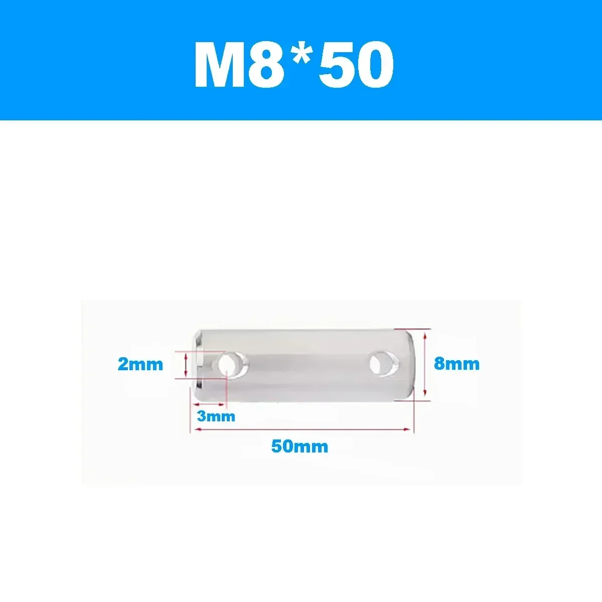 5pcs   8x50