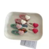 Candy Colored BB Hair Clips Autumn Winter Felt Hair Accories Bangs Holders Sweet Hair Cards Women's Faion Hair Gear