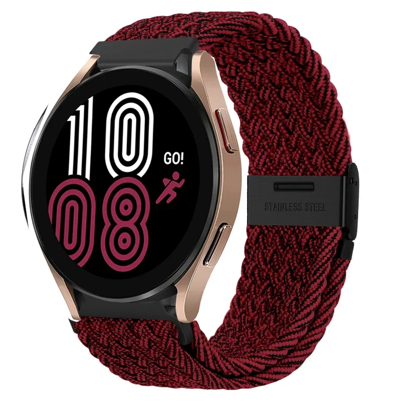 Braided Elastic Nylon Band - 20mm/22mm - Multi-Functional Smartwatch Bracelet