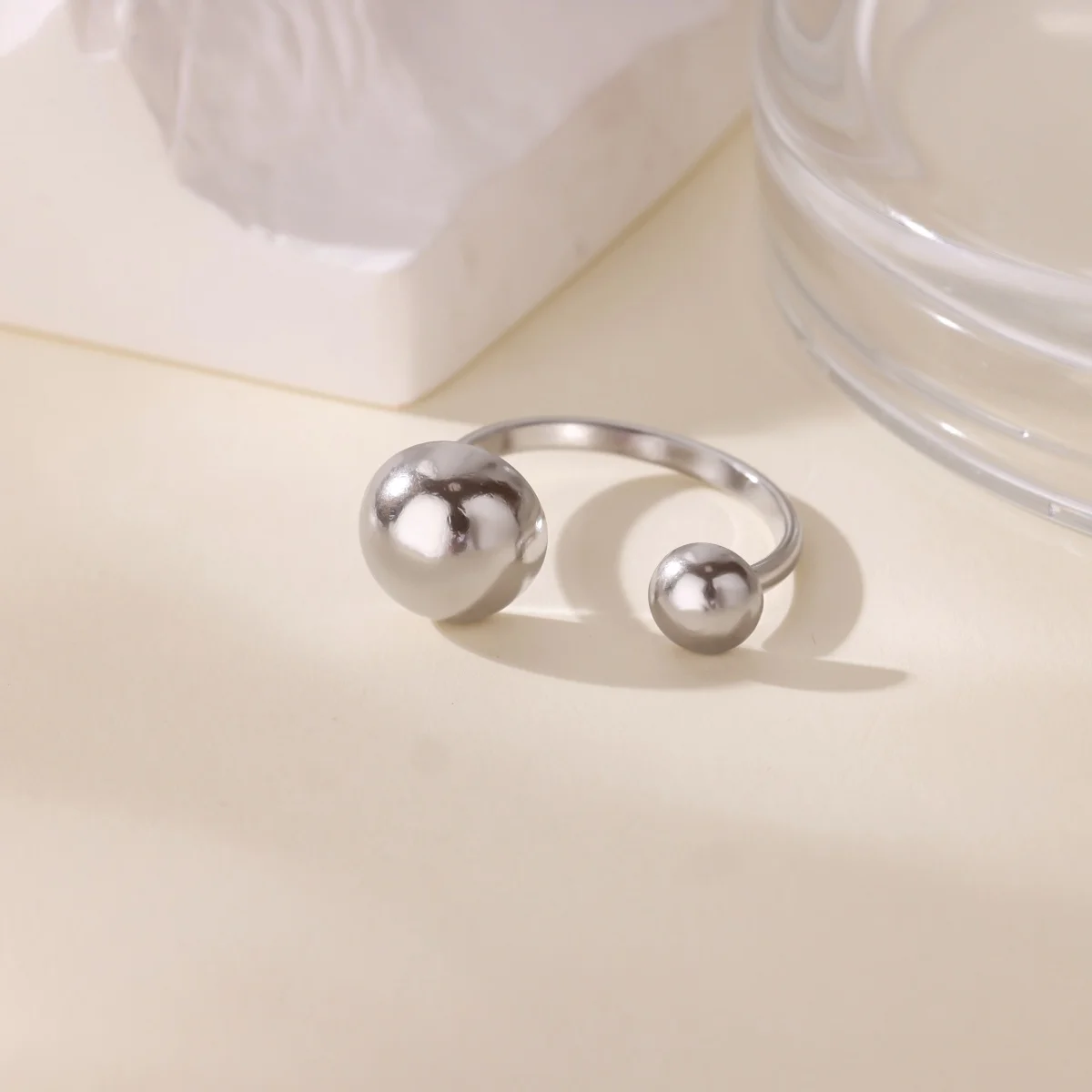 Rings Gold Color Stainless Steel