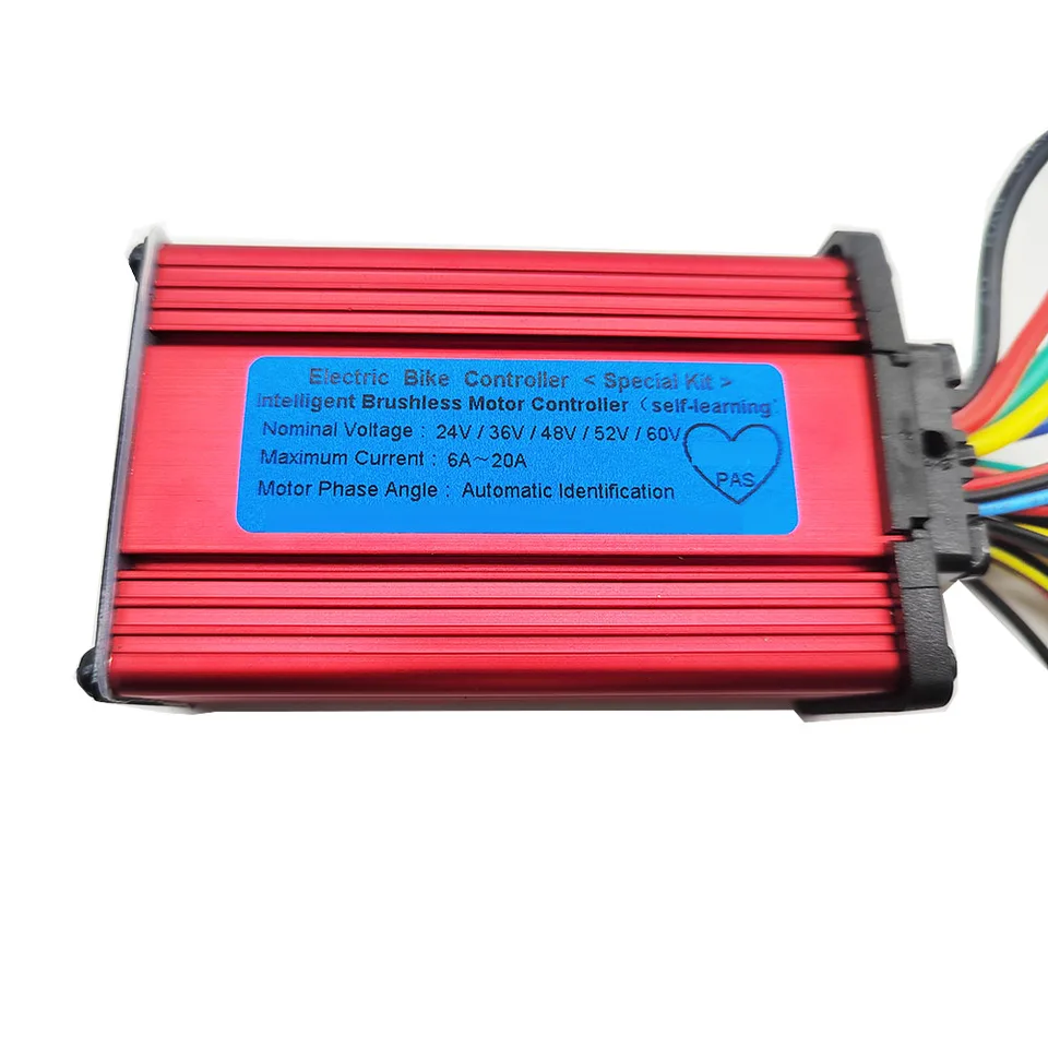 wanhaoaony Ebike Controller 24V 36V 48V 350W 250W MAX20A E-bike/Elektrische Scooter Borstelloze Controller Lcd Display Voor Elektrische Fiets Fiets Elektrische Scooters (kleur: Display