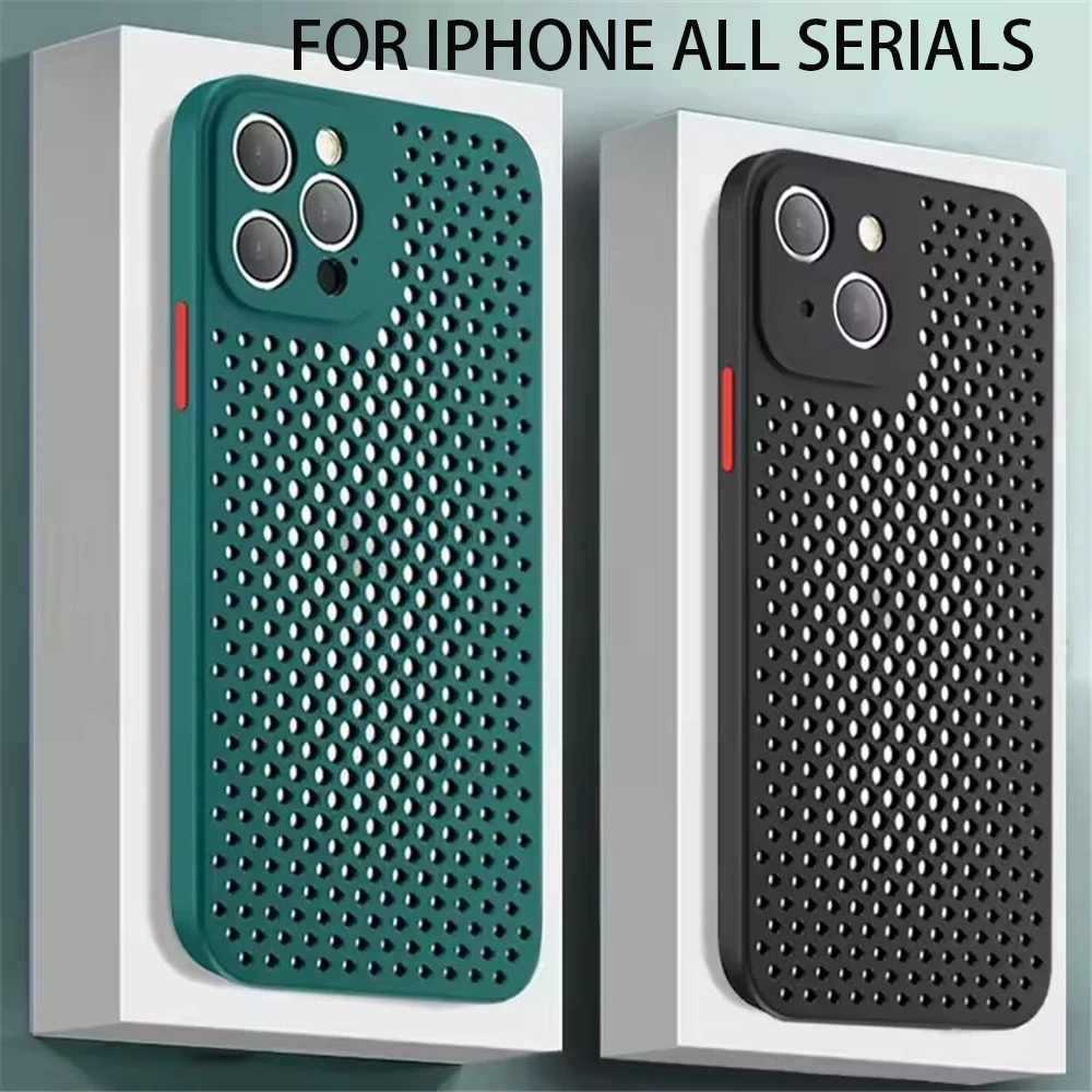 Breathable Cooling Soft Silicone Bumper Back Cover