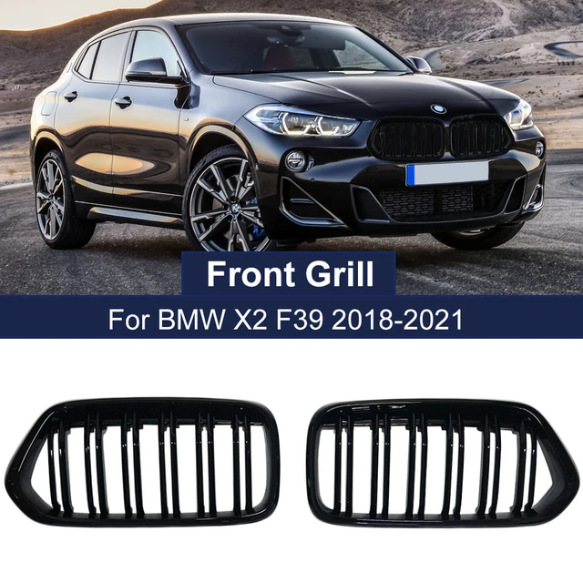 EIN Paar Front Stoßstange Niere Grille Für BMW X2 F39 2018-2021