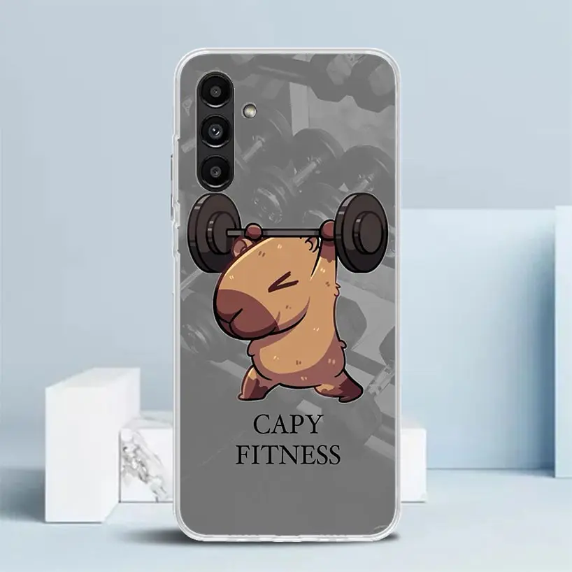 Whimsical Capybara Cartoon Animal Phone Case Cover