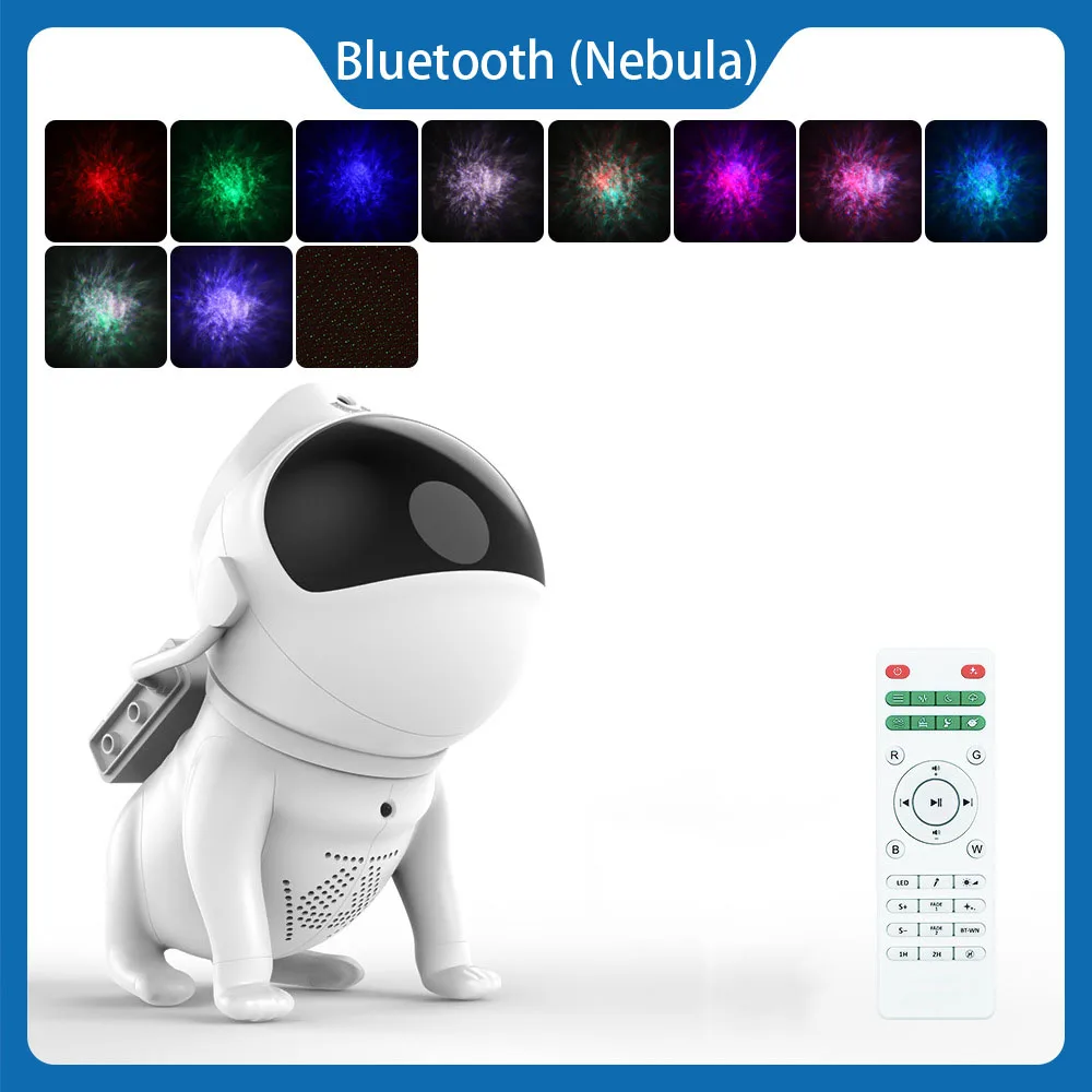 night lamp for bedroom WiFi Bluetooth Star Projector Galaxy LED Night Light With Remote LED Astronaut Decorative Projector Lamp For Kid Bedroom Gift hatch night light