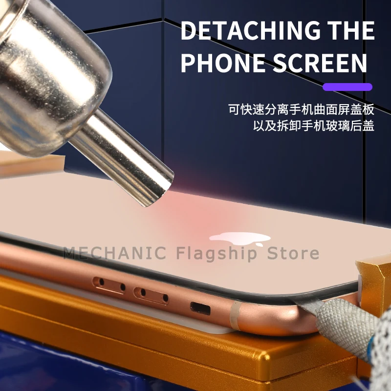 기계식 361 LCD 화면 분리 기계, 360 ° 회전, 내장 이중 진공 펌프 화면, 디지털 디스플레이, 8 인치
