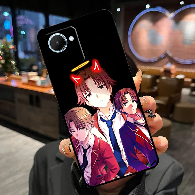 Kiyotaka Ayanokoji Anime Case For Realme 8 9 10 Pro Plus GT 2 Pro
