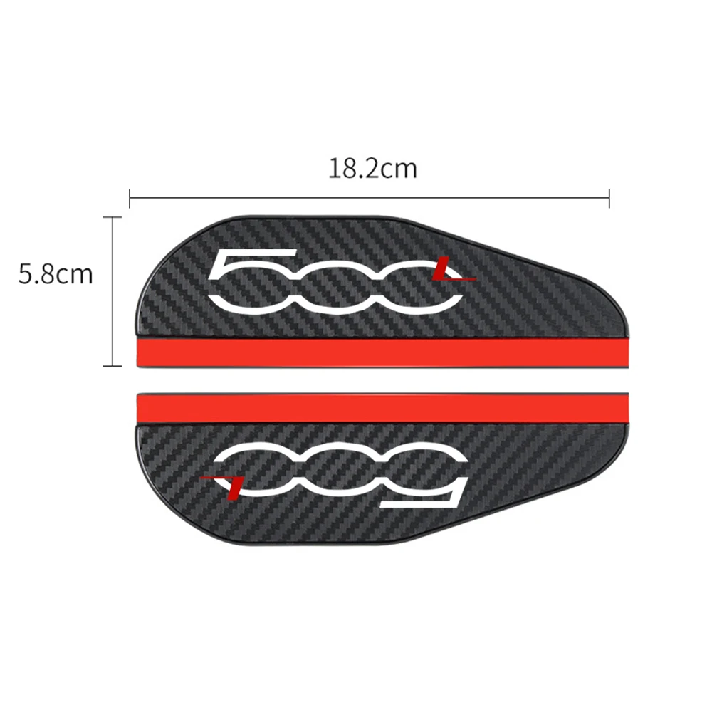 2Pcs car accessoires Awnings Shelters Rearview Mirror Rain Cover Carbon Fiber Side For FIAT 500 500E 500L 500C 500S 500X rearview mirror rain shield,rearview mirror rain eyebrow,car rearview mirror visor,rearview mirror rain guard,rearview mirror visor