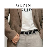 OurLegacy Sle Premium Leather Belt Bule Men's Women's Genuine Cowhide Cleanfit Waist Belt Faionable Universal Size