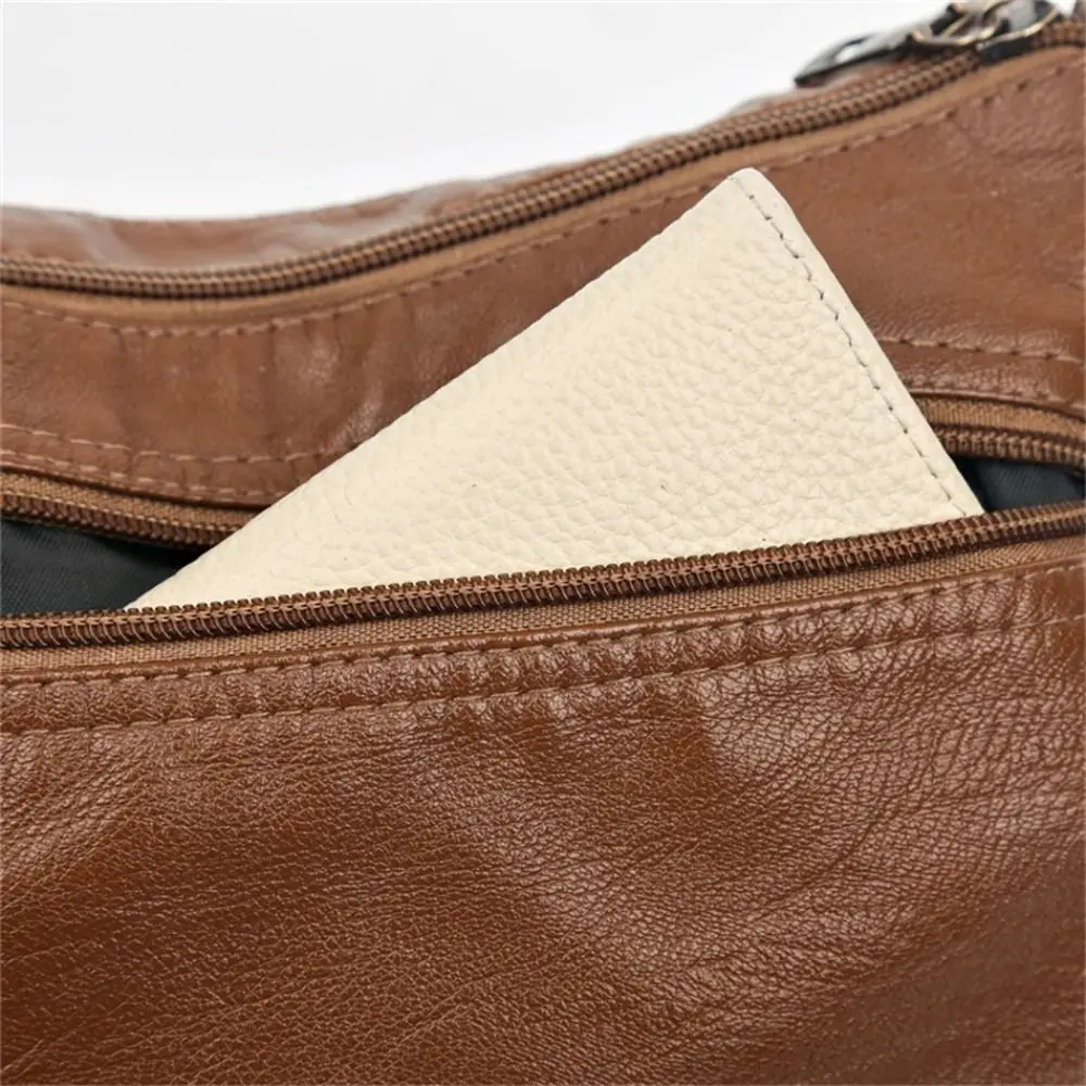 Trendige PU-Leder Geldbörsen Hochwertige Dacron Umhängetaschen Mehrtaschen-Handtaschen – Detail 5