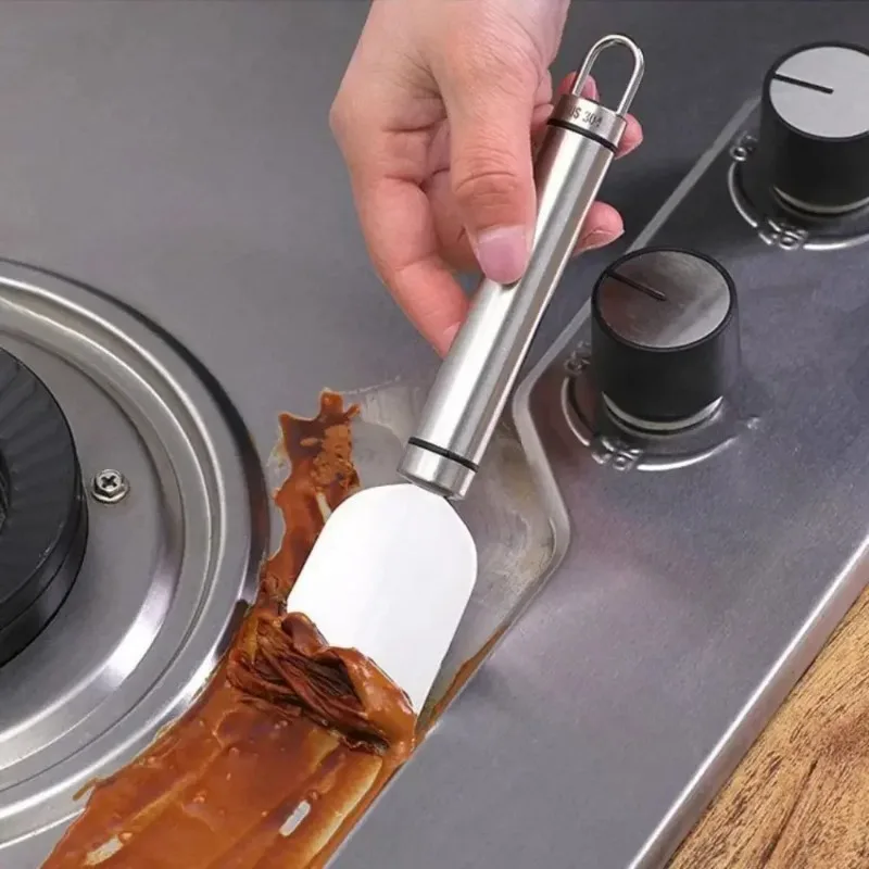 1-20PCS Kitchen Accessories Multi-functional Household Stainless Steel Cleaning Spatula Refrigerator Defrost Stain Scraper_voghion.com