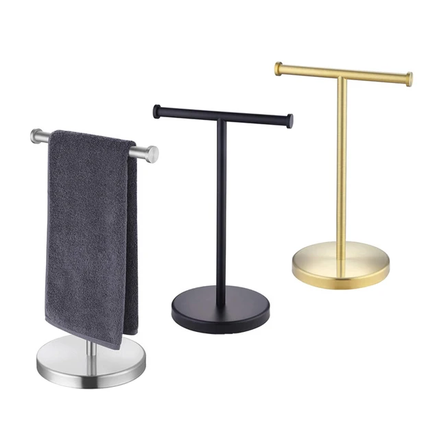 Toallero De Baño Dorado, Soporte Para Pañuelos De Baño, Accesorios