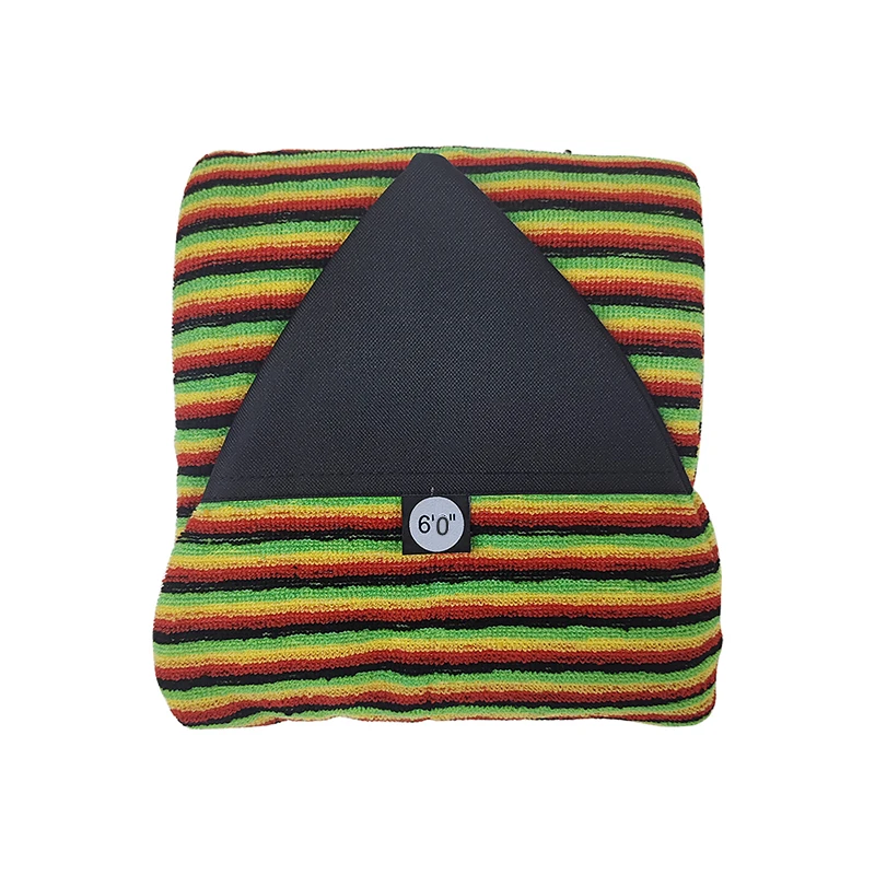 Surfboard Cover Multicolor Surfboard Sock Cover 6/6.6FT All Board Protective Storage Bags Drawstring Design Tipped Sock Cover Bag For Snowboard